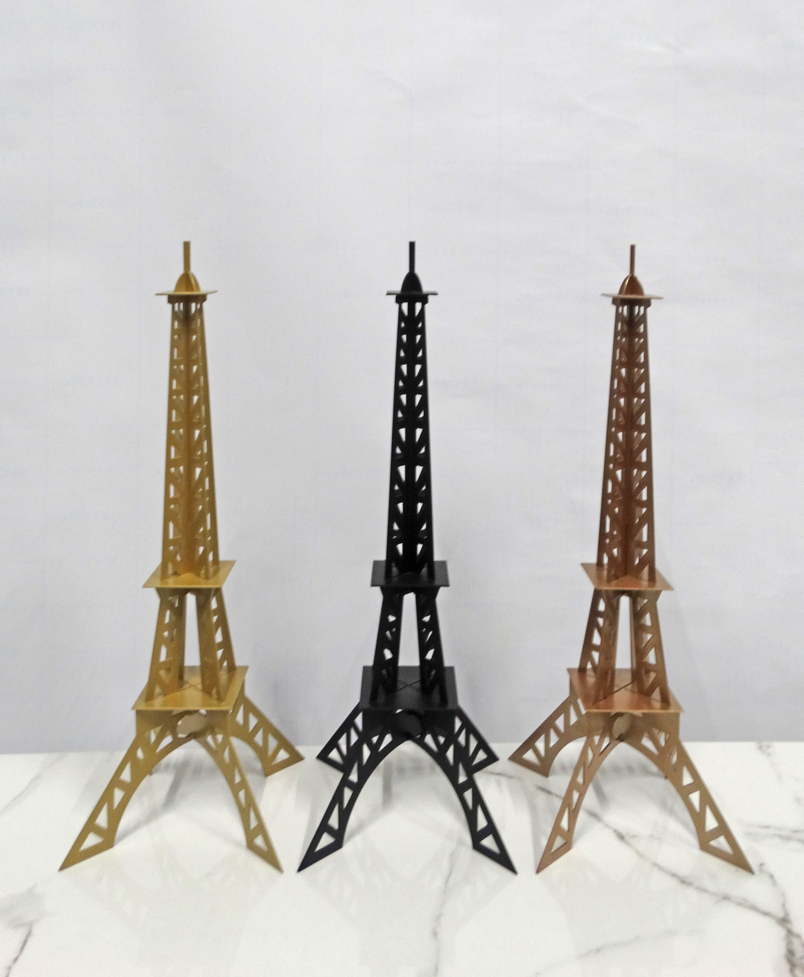Torre Eiffel Metal1 Pronta Entrega Decoração Torre Eiffel Esculturas Quadros Acessórios Charme Elegância Toque Parisiense 