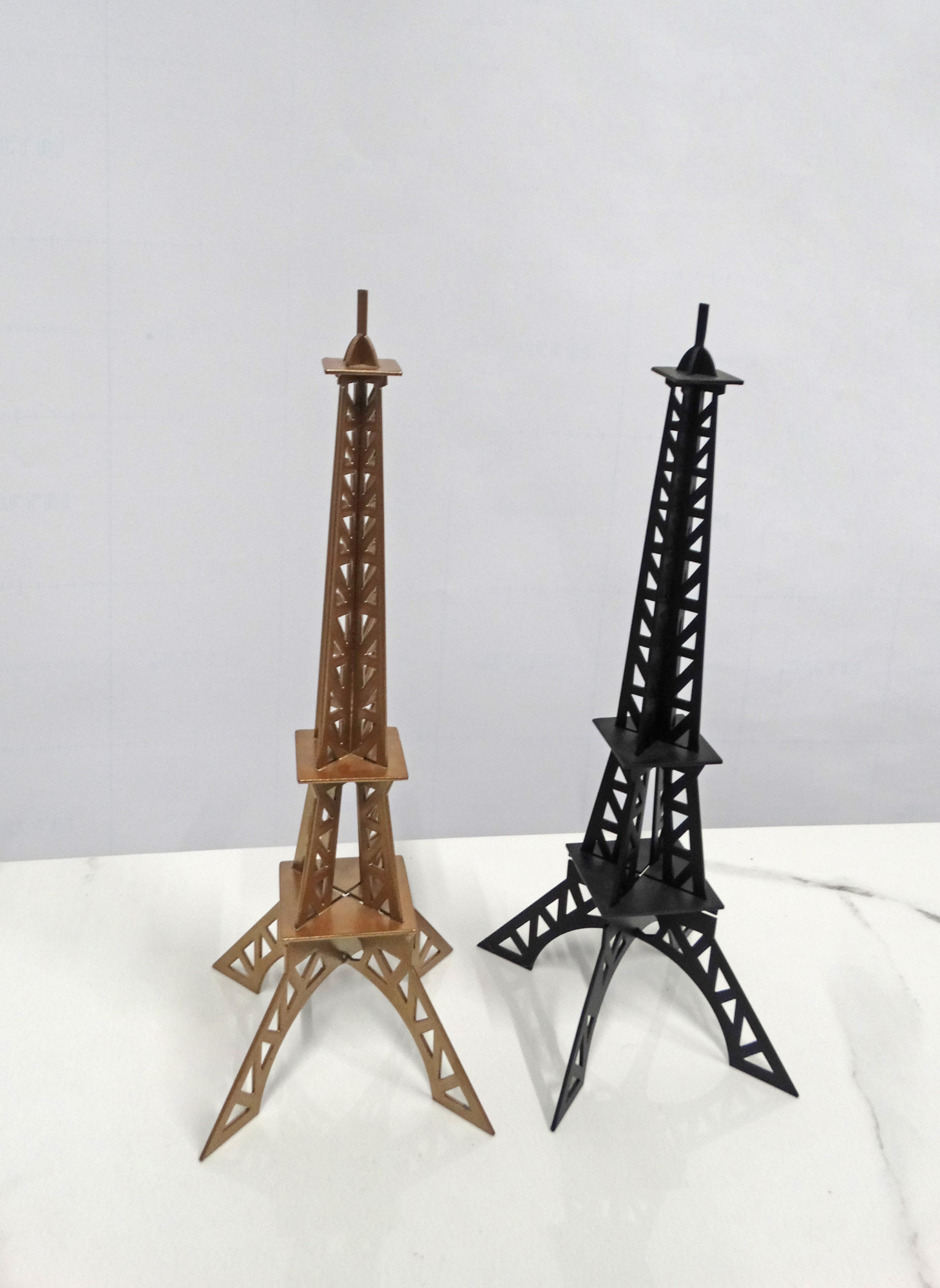 Torre Eiffel Metal2 Pronta Entrega Decoração Torre Eiffel Esculturas Quadros Acessórios Charme Elegância Toque Parisiense 